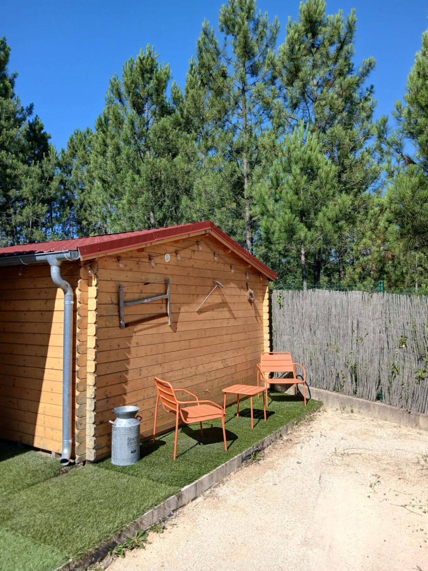 Chalet Charmant Avec Piscine Mercuer 외부 사진